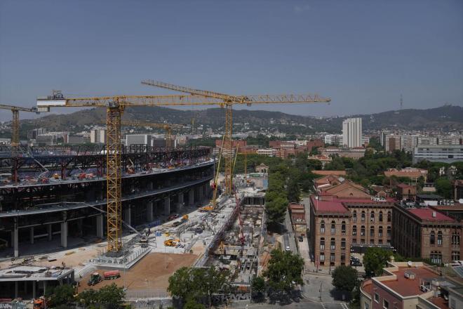 Las obras del Spotify Camp Nou (Europa Press)