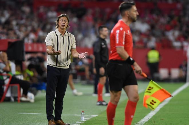 Matías Almeyda, ante el Getafe (Foto: Kiko Hurtado).