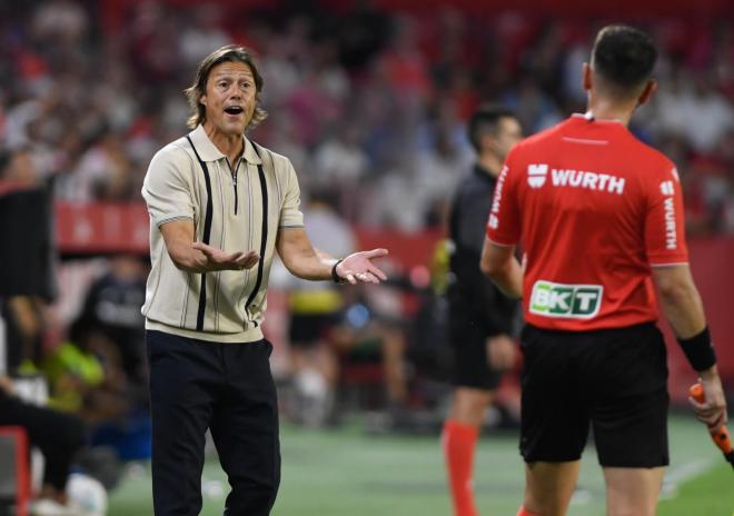 Matías Almeyda, ante el Getafe (Foto: Kiko Hurtado).