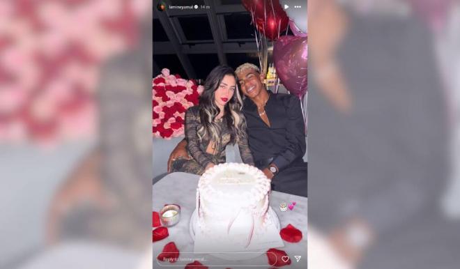 Lamine Yamal y Nicki Nicole (Foto: Instagram)