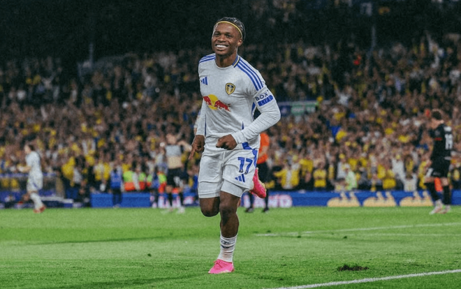 Largie Ramazani con el Leeds (Foto: Instragram Ramazani)