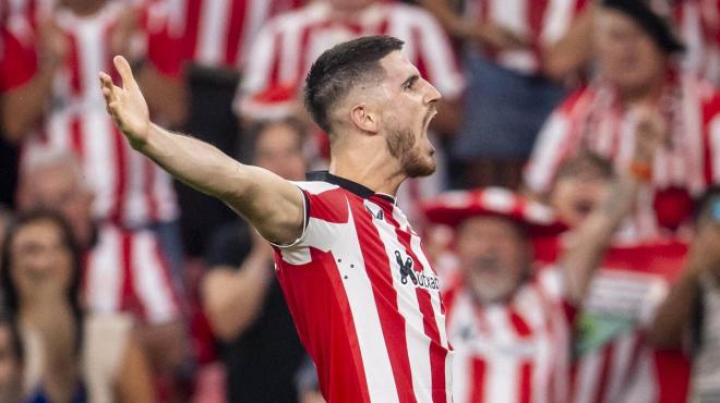 Gol de Oihan Sancet ante el Rayo en San Mamés (Foto: Athletic Club).
