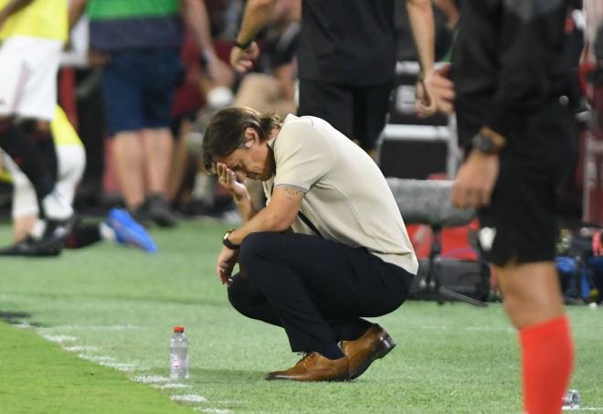 Almeyda se lamenta de un gol del Getafe (Foto: Kiko Hurtado)