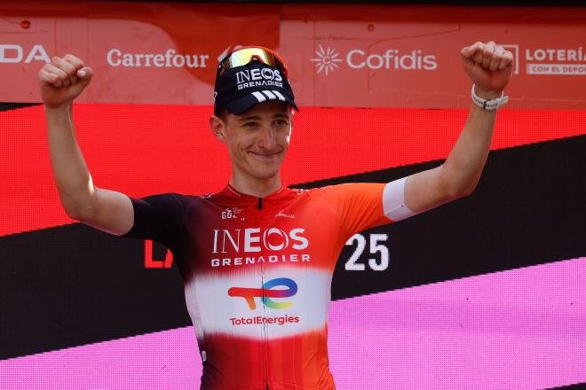 Benjamin Turner, ganador de la cuarta etapa de La Vuelta (Foto: EFE).