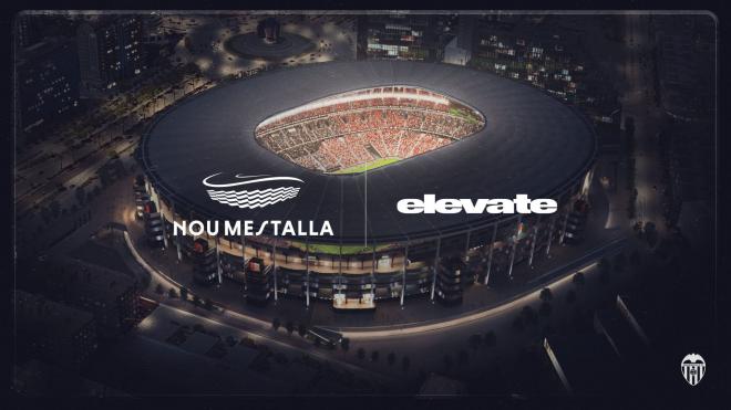 El Nou Mestalla firma con Elevate