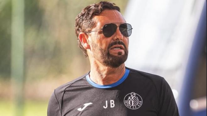 José Bordalás en un entrenamiento con el Getafe (Foto: X)