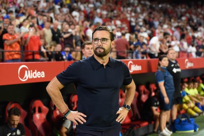 José Bordalás, ante el Sevilla (Foto: Kiko Hurtado).
