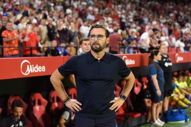José Bordalás, ante el Sevilla (Foto: Kiko Hurtado).