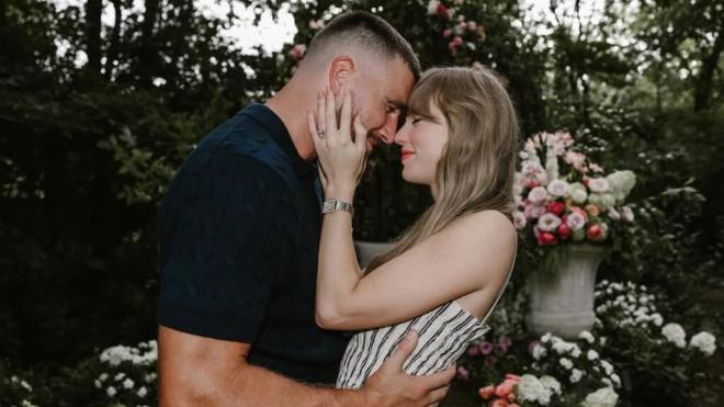 Travis Kelce y Taylor Swift se comprometen (Fuente: Instagram)