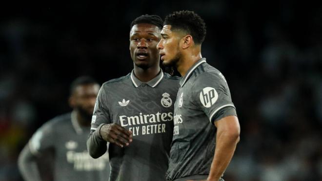 Eduardo Camavinga y Jude Bellingham en un partido del Real Madrid (Fuente: Cordon Press)