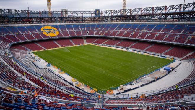 El Spotify Camp Nou en obras (Europa Press)