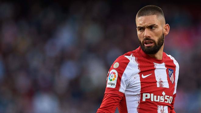 Yannick Carrasco en un partido del Atlético de Madrid (Cordon Press)