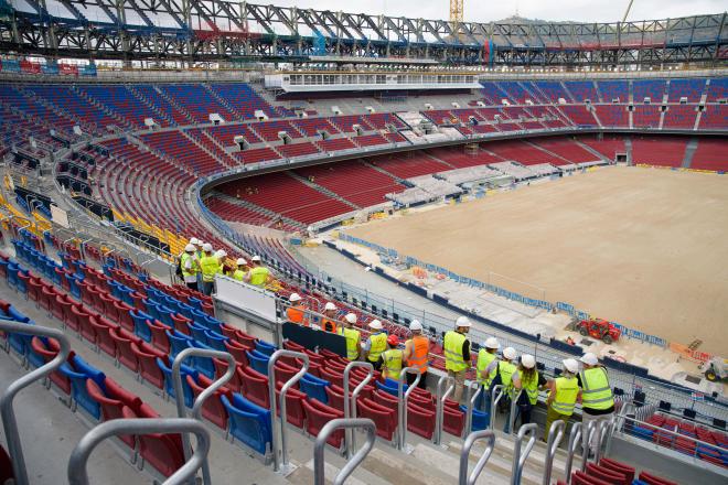 Las obras del Spotify Camp Nou (Europa Press)