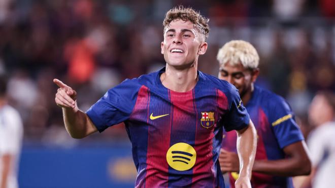 Fermín López durante un partido con el FC Barcelona (Fuente: Europa Press)