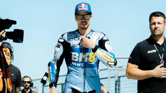 Álex Márquez, en Hungría (Foto: @alexmarquez73).
