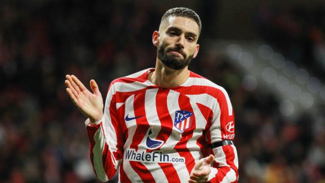 Yannick Carrasco en un partido con el Atlético de Madrid (Fuente: Europa Press)