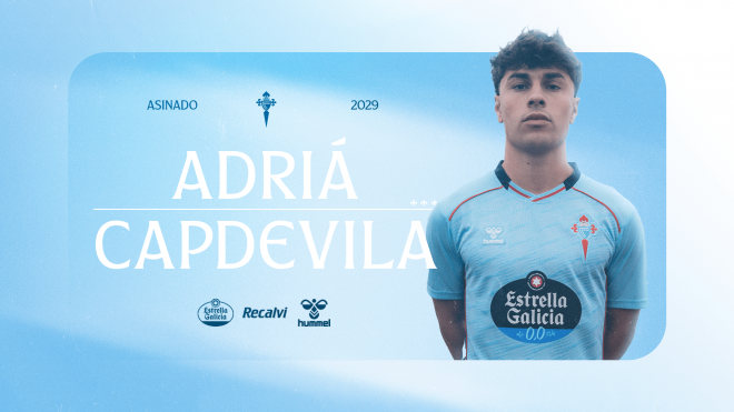 Adrià Capdevilla, nuevo fichaje del Fortuna (Foto: Celta).
