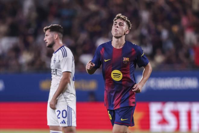 Fermín López, en un partido con el Barça (Europa Press)