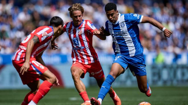 Jugadores del Atlético de Madrid contra el Alavés (Europa Press)