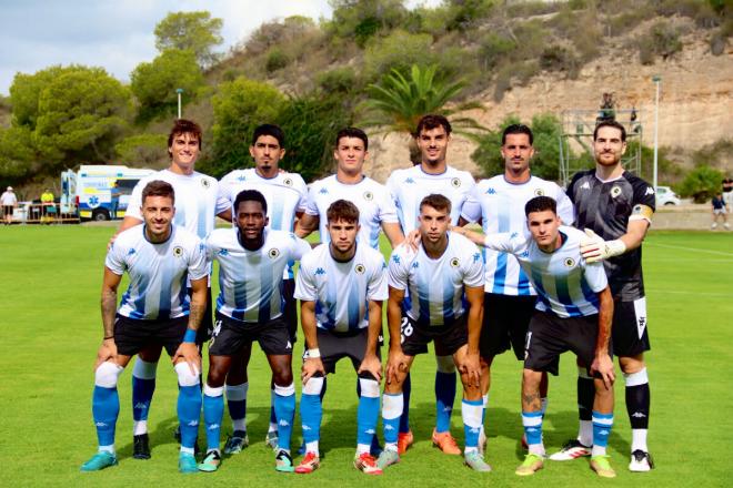 El Hércules CF, durante la pretemporada (Foto: Hércules CF).