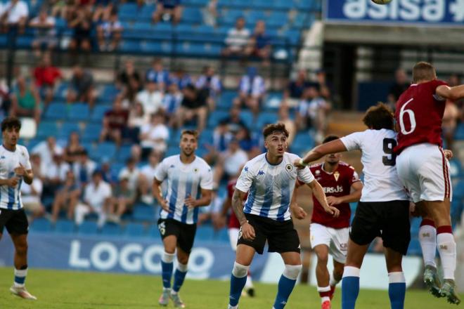 El Hércules CF, durante la pretemporada (Foto: Hércules CF).
