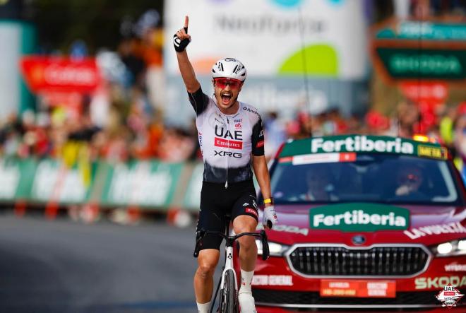 Jay Vine, ganador de la sexta etapa de La Vuelta (Foto: La Vuelta).