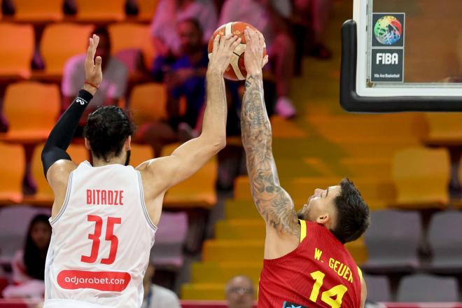 Lance del Georgia-España del Eurobasket (Foto: EFE).