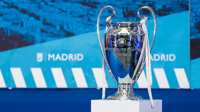 El trofeo de la Champions League en Madrid (Europa Press)