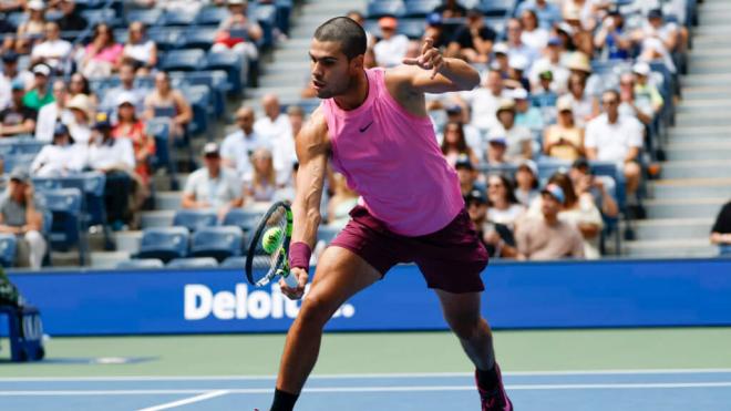 Carlos Alcaraz en el US Open (Fuente: EFE)