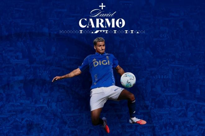 David Carmo, nuevo fichaje del Real Oviedo (Foto: ROV).