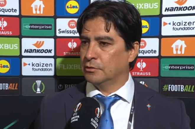 Marco Garcés, director deportivo del Celta (Foto: Movistar +).