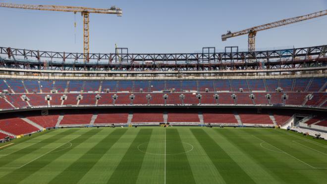 Las obras del Camp Nou (Europa Press)