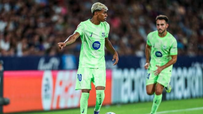 Lamine Yamal y Eric García con el FC Barcelona (Europa Press)