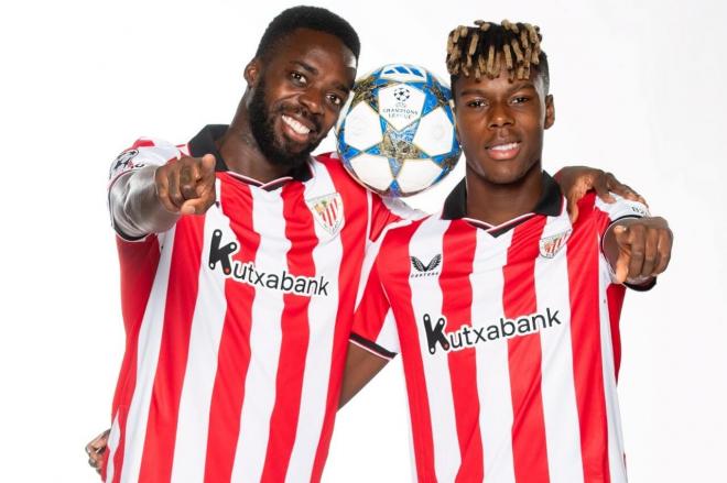 Los hermanos Iñaki y Nico Williams, listos para la Champions League (Foto: Athletic Club).