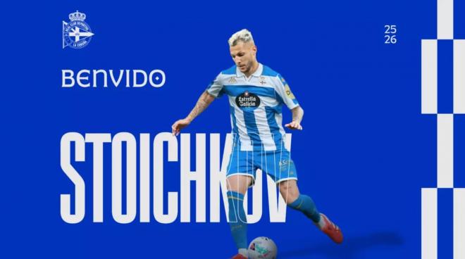 Stoichkov, nuevo fichaje del Deportivo.