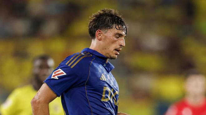 Oier Luengo, con el Real Oviedo esta temporada (Foto: LALIGA).