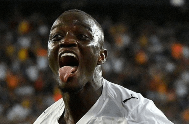 Gol de Mouctar Diakhaby en Mestalla (Foto: X Fans VCF)
