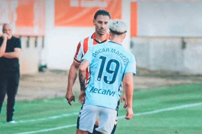 Óscar Marcos ante el Zamora CF (Foto: Celta).