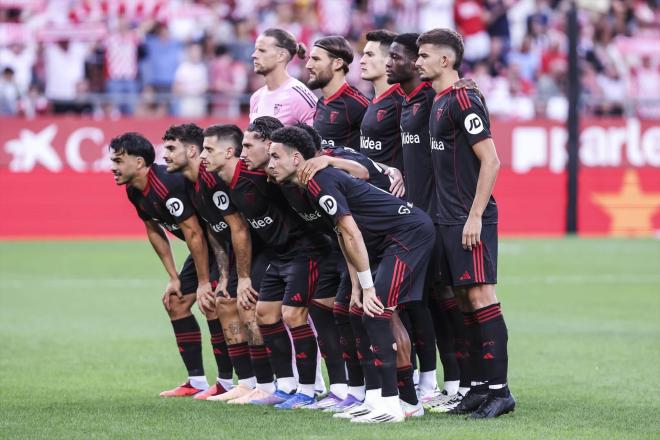El once del Sevilla contra el Girona (Foto: Europa Press)