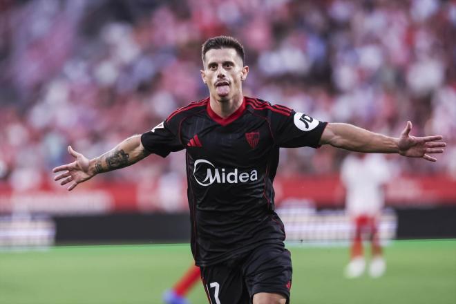 Alfon celebra su gol al Girona (Foto: Europa Press)