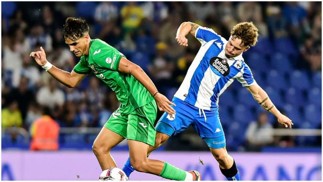 Imágenes de un Leganés - Deportivo de La Coruña. (X)