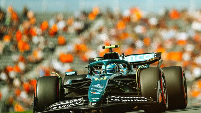 Fernando Alonso, en Zandvoort (Foto: Aston Martin).