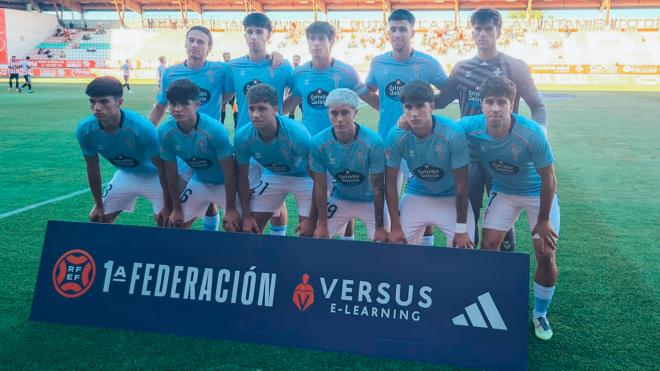 Once titular ante el Zamora CF (Foto: Celta).