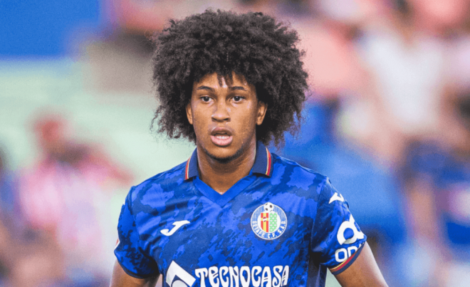 Peter Federico, con el Getafe.