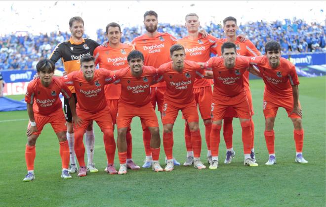 El once de Sergio Francisco en el Oviedo-Real Sociedad (Foto: Cordon Press).