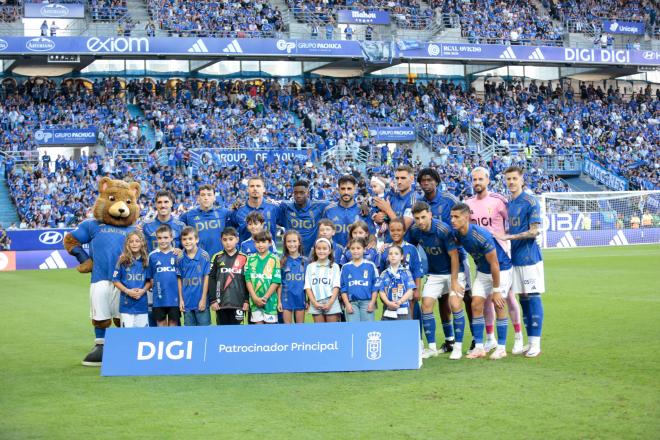 El once de Paunovic en el Oviedo-Real Sociedad (Foto: Cordon Press).