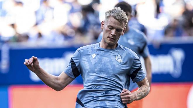 Orri Óskarsson, con la Real Sociedad (Foto: LALIGA).