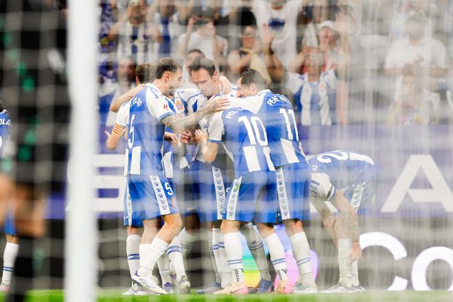 El Espanyol celebra el gol a Osasuna (Foto: LALIGA).