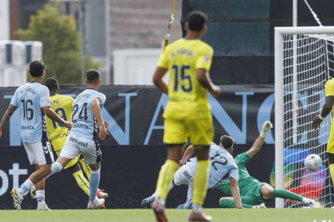Gol de Nicolas Pépé en el Celta-Villarreal (Foto: LaLiga).