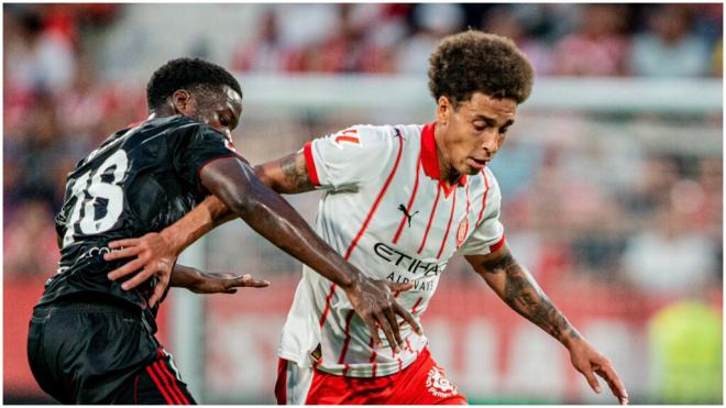 Axel Witsel, durante el Girona - Sevilla. (Europa Press)